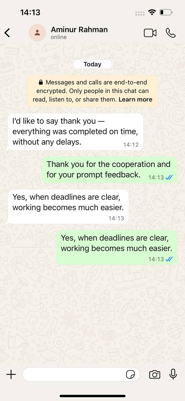 Client testimonial 1